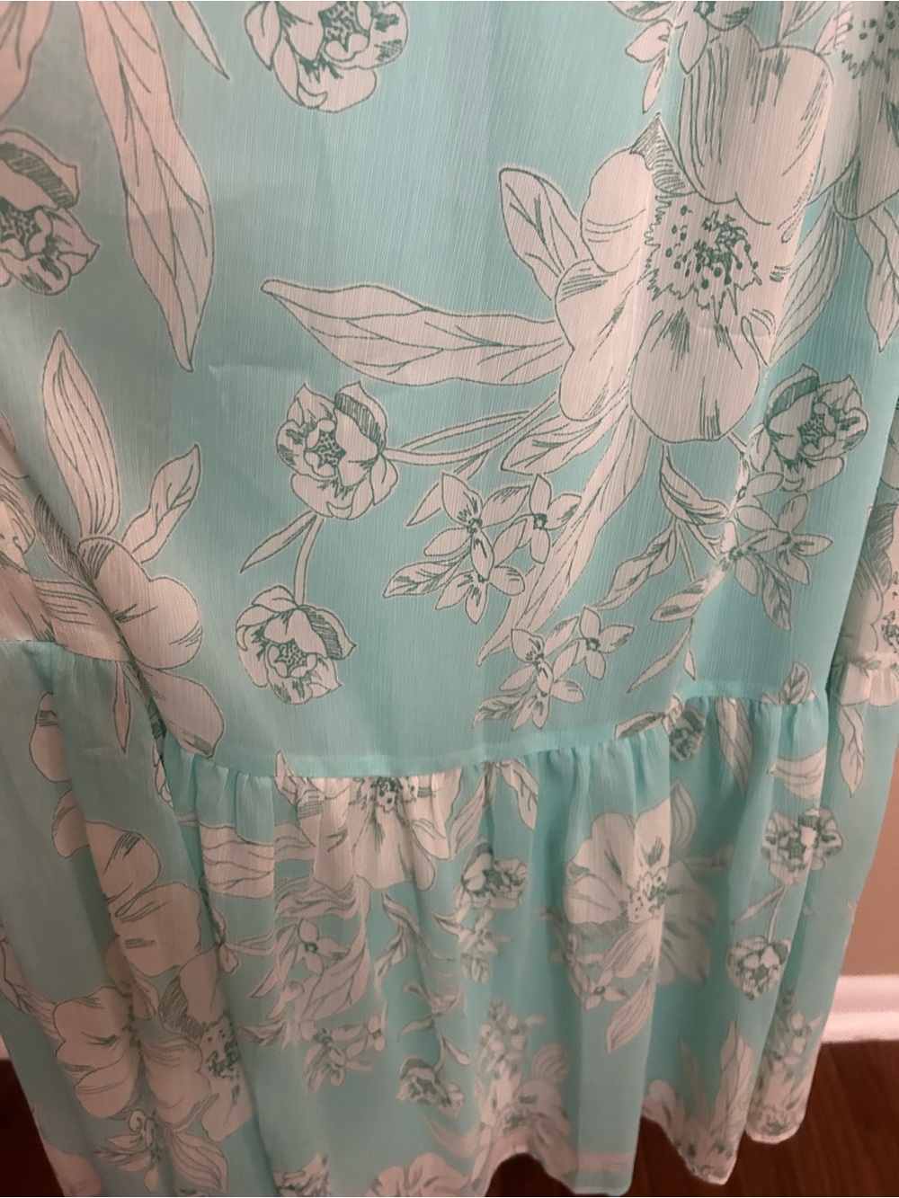 Garden Tie One Shoulder Flounce Midi Dress ๐ Worn once - Picture 8 of 10